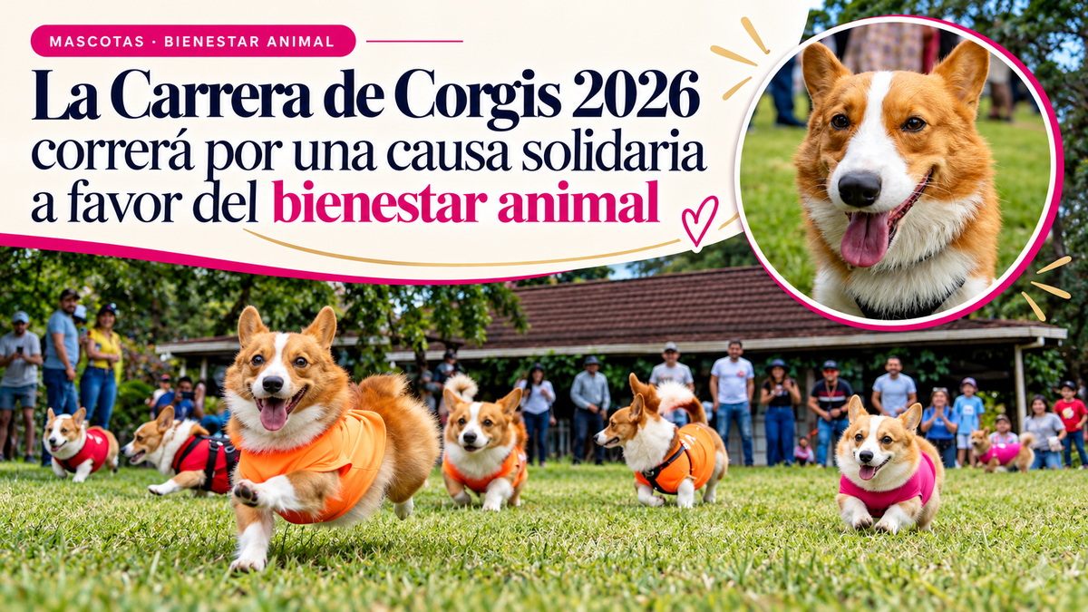 La Carrera de Corgis 2026 correrá por una causa solidaria a favor del bienestar animal