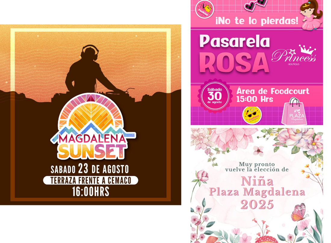 ¡AGOSTO SE VIVE A LO GRANDE EN PLAZA MAGDALENA! MÚSICA, MODA Y MAGIA PARA TODA LA FAMILIA