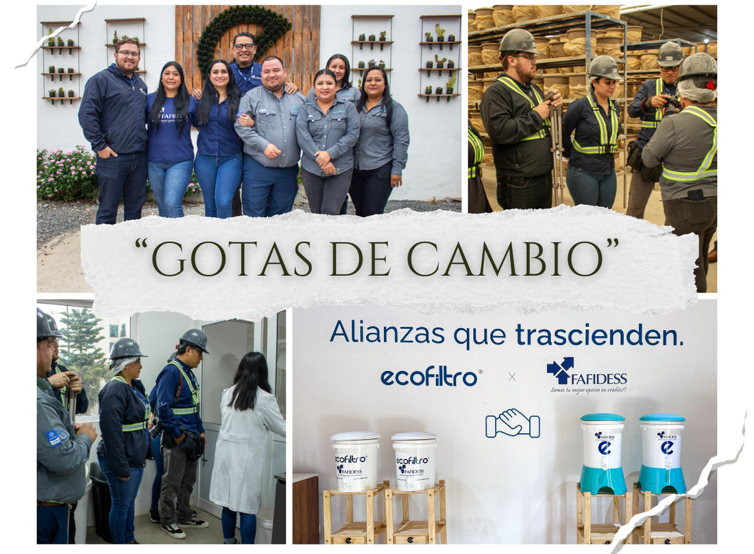 FAFIDESS y Ecofiltro lanzan “Gotas de Cambio”: un programa integral para garantizar el acceso al agua potable y promover futuros créditos verdes