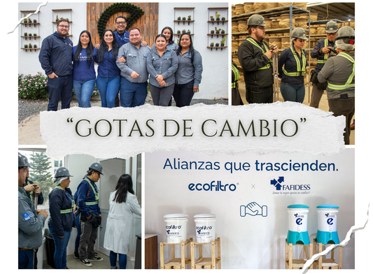 FAFIDESS y Ecofiltro lanzan “Gotas de Cambio”: un programa integral para garantizar el acceso al agua potable y promover futuros créditos verdes
