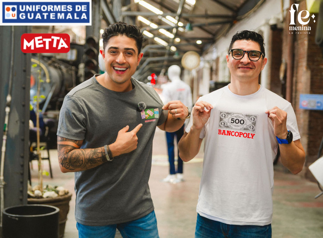 Uniformes de Guatemala y Juegos Metta presentan  colección conmemorativa por el aniversario del icónico juego guatemalteco Bancopoly