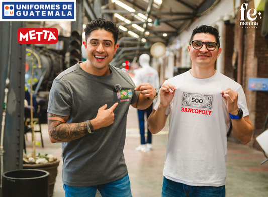 Uniformes de Guatemala y Juegos Metta presentan  colección conmemorativa por el aniversario del icónico juego guatemalteco Bancopoly