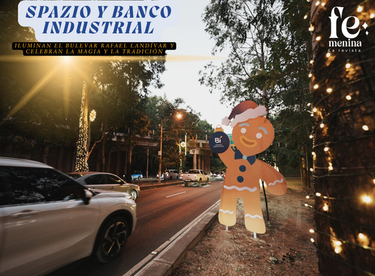 SPAZIO Y BANCO INDUSTRIAL ILUMINAN EL BULEVAR RAFAEL LANDÍVAR Y CELEBRAN LA MAGIA Y LA TRADICIÓN