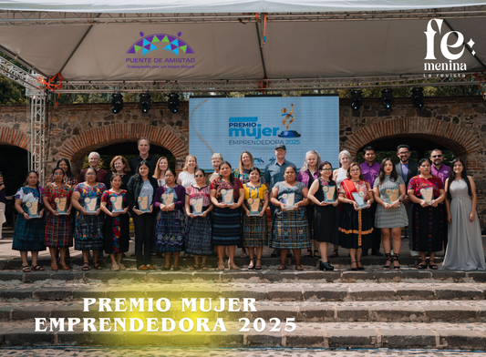 Puente de Amistad celebró la ceremonia de premiación del Premio Mujer Emprendedora 2025 en Antigua Guatemala