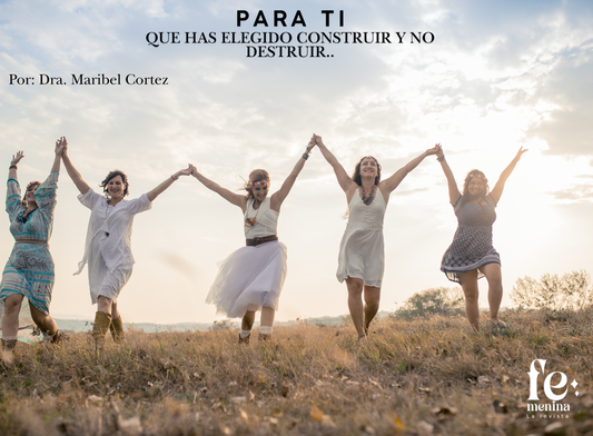 Para ti, que has elegido construir y no destruir..