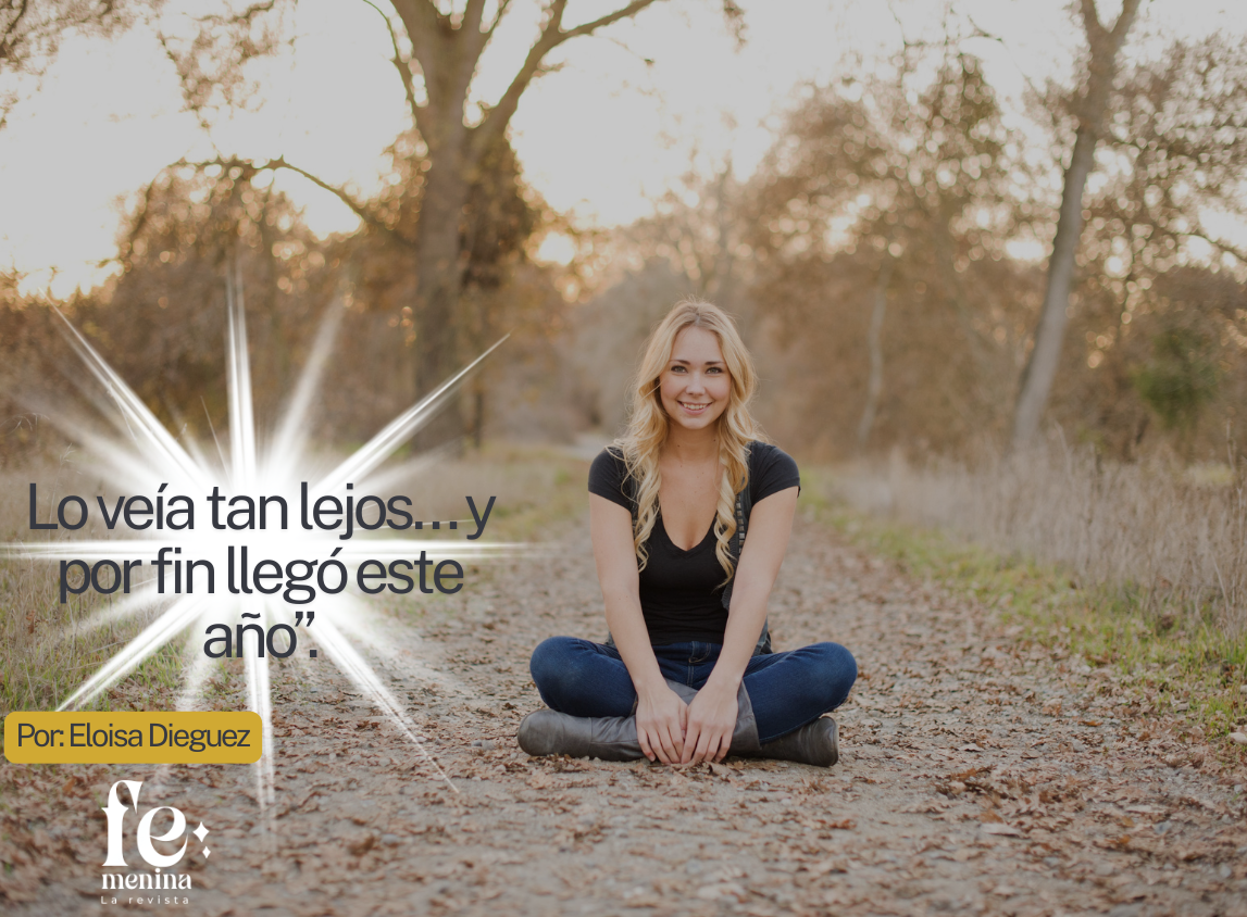 Un sueño que veía lejos, hasta que se me hizo justo este año