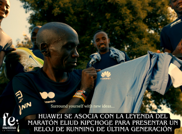 Huawei se asocia con la leyenda del maratón Eliud Kipchoge para presentar un reloj de running de última generación