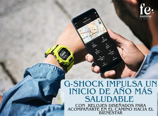 G-SHOCK impulsa un inicio de año más saludable con  relojes diseñados para acompañarte en el camino hacia el bienestar
