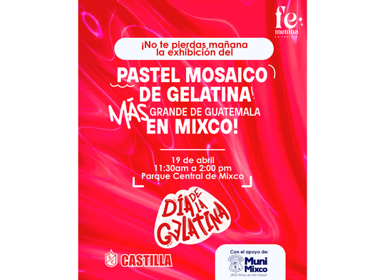 Productos Castilla presenta el mosaico de gelatina más grande de  Guatemala en Mixco