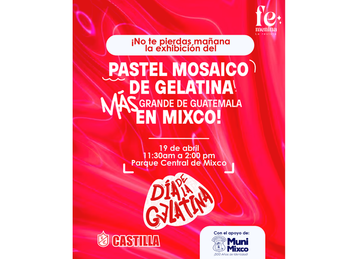 Productos Castilla presenta el mosaico de gelatina más grande de  Guatemala en Mixco