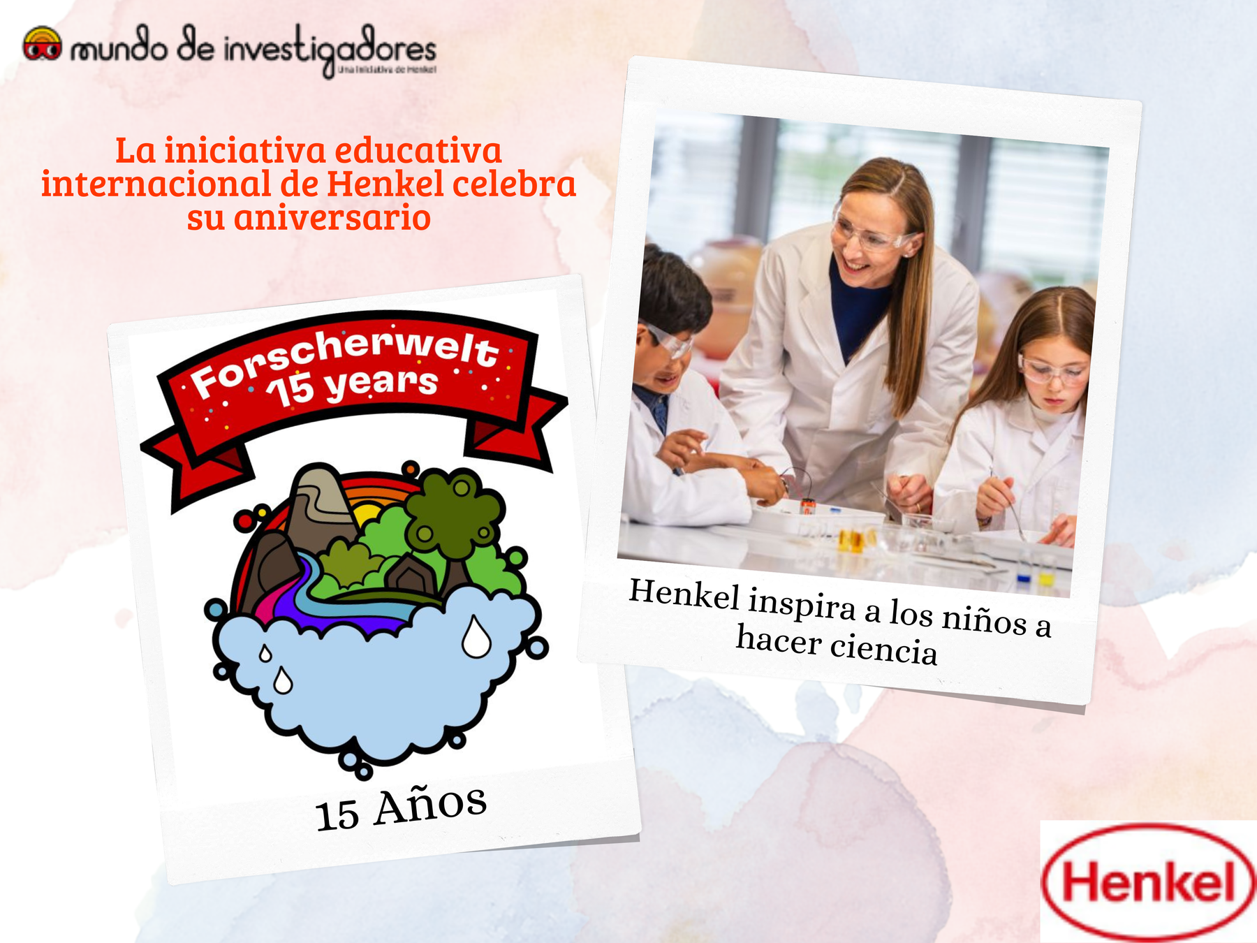 15 años de Mundo de Investigadores: Henkel inspira a los niños a hacer ciencia