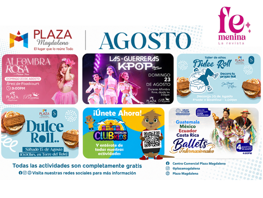 AGOSTO EN PLAZA MAGDALENA: CULTURA, SABOR Y EXPERIENCIAS PARA TODA LA FAMILIA