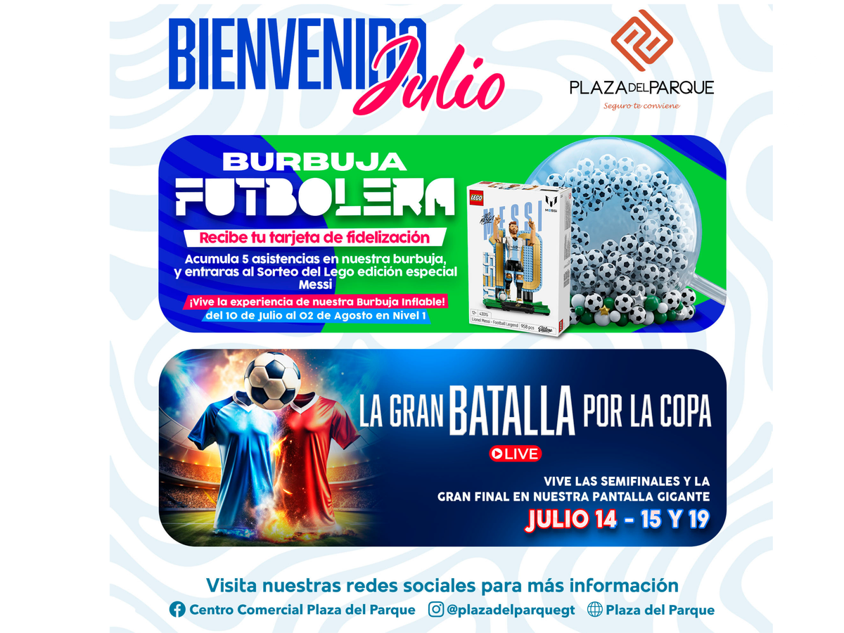 JULIO SE VIVE ENTRE PASIÓN, FAMILIA Y FÚTBOL  EN PLAZA DEL PARQUE