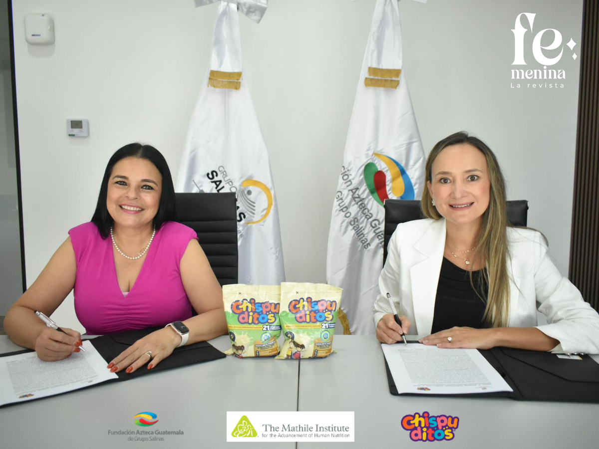Fundación Azteca Guatemala y el Instituto Mathile renuevan alianza para fortalecer la nutrición infantil en Guatemala