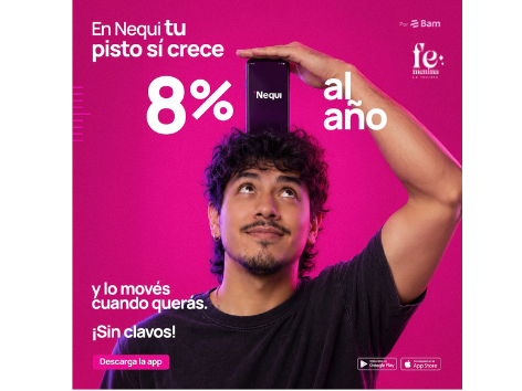 El pisto que no se queda quieto: Nequi ofrece 8% de interés anual con pagos diarios