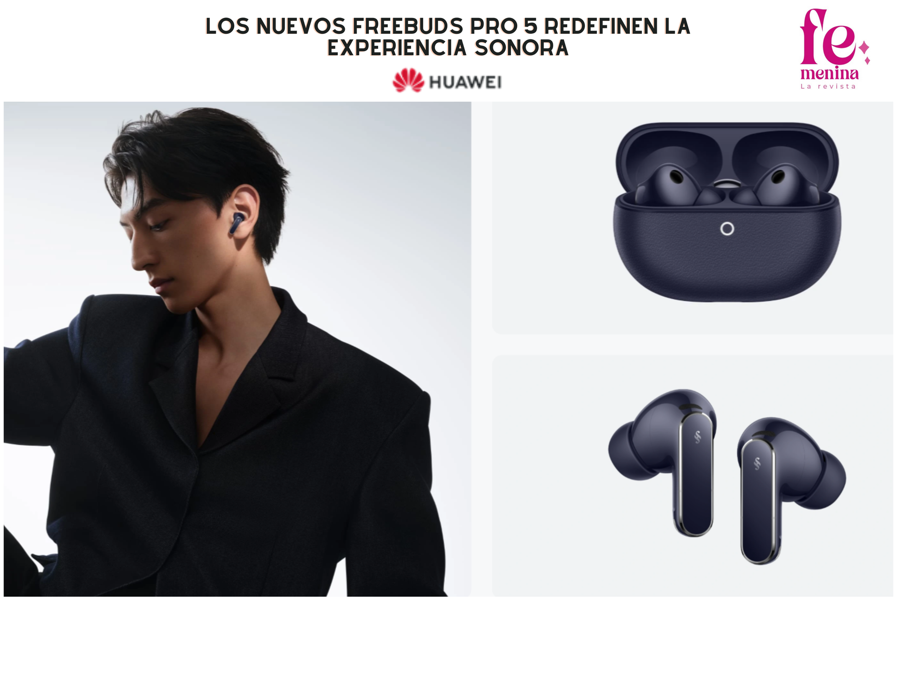 Huawei sigue elevando el estándar del audio: los nuevos FreeBuds Pro 5 redefinen la experiencia sonora