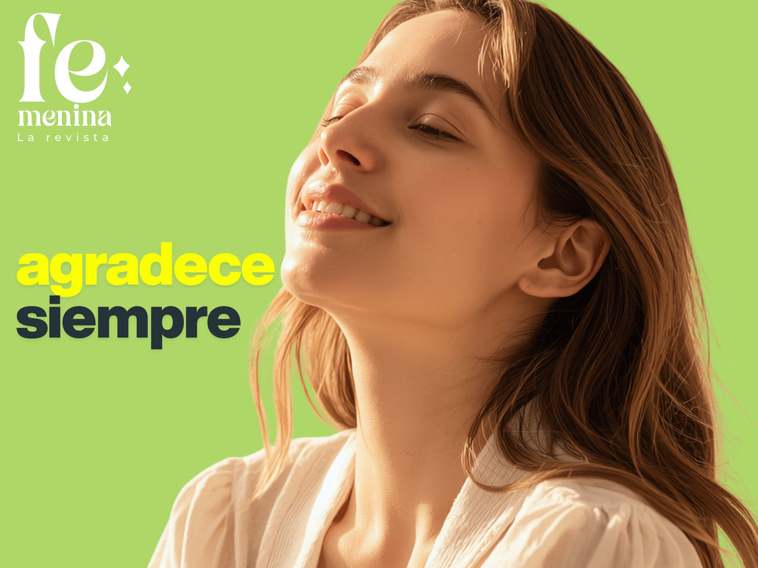 Agradece también lo que no salió como esperabas