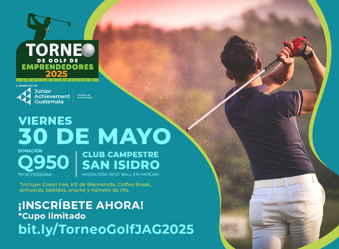Participa en el Torneo de Golf de Emprededores y contribuye a transformar el futuro de miles de jóvenes