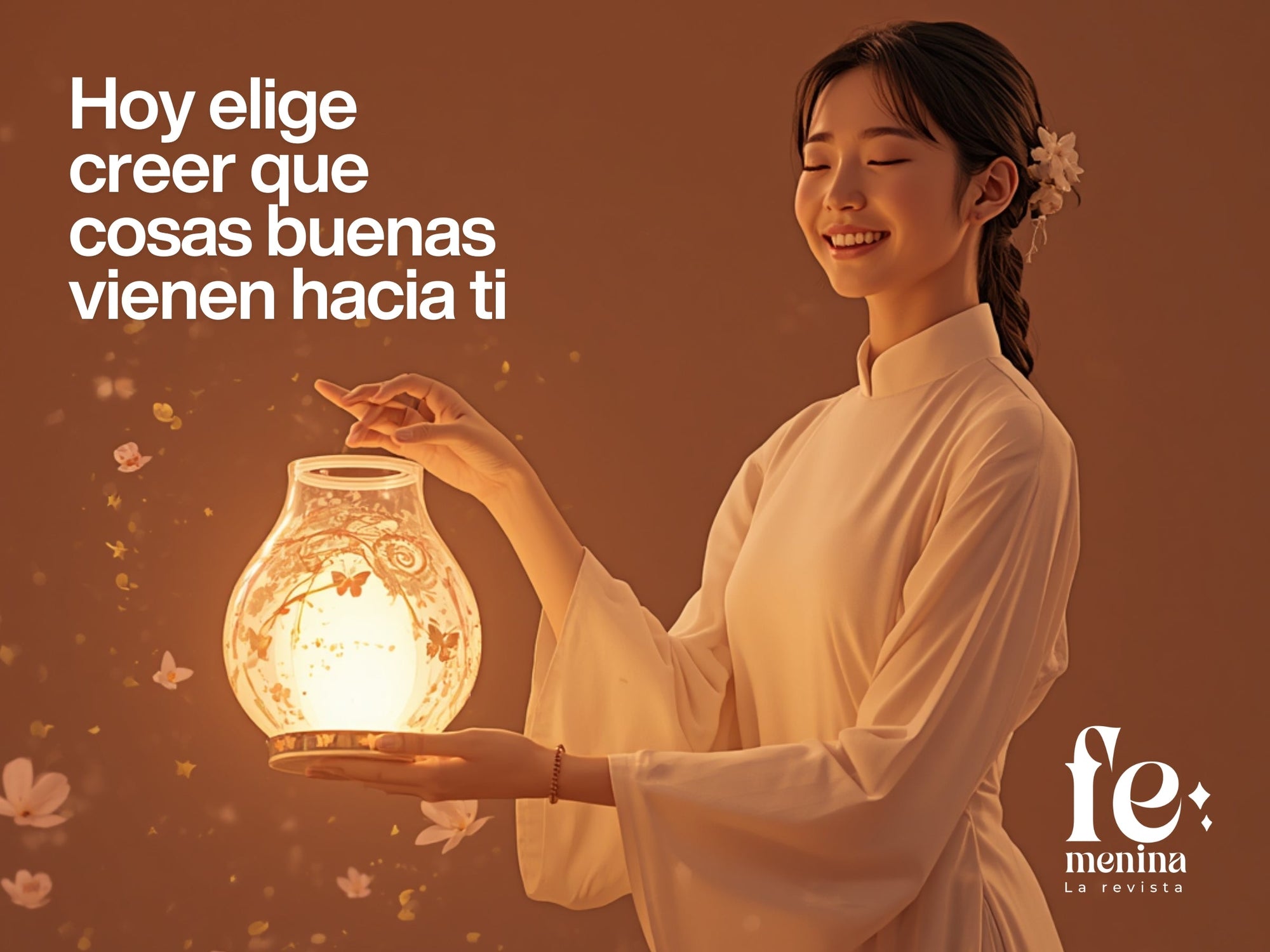Hoy elige creer que cosas buenas vienen hacia ti