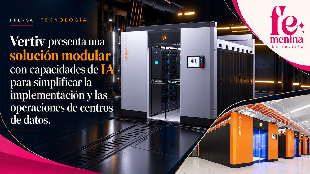 Vertiv presenta una solución modular con capacidades de IA para simplificar la implementación y las operaciones de centros de datos