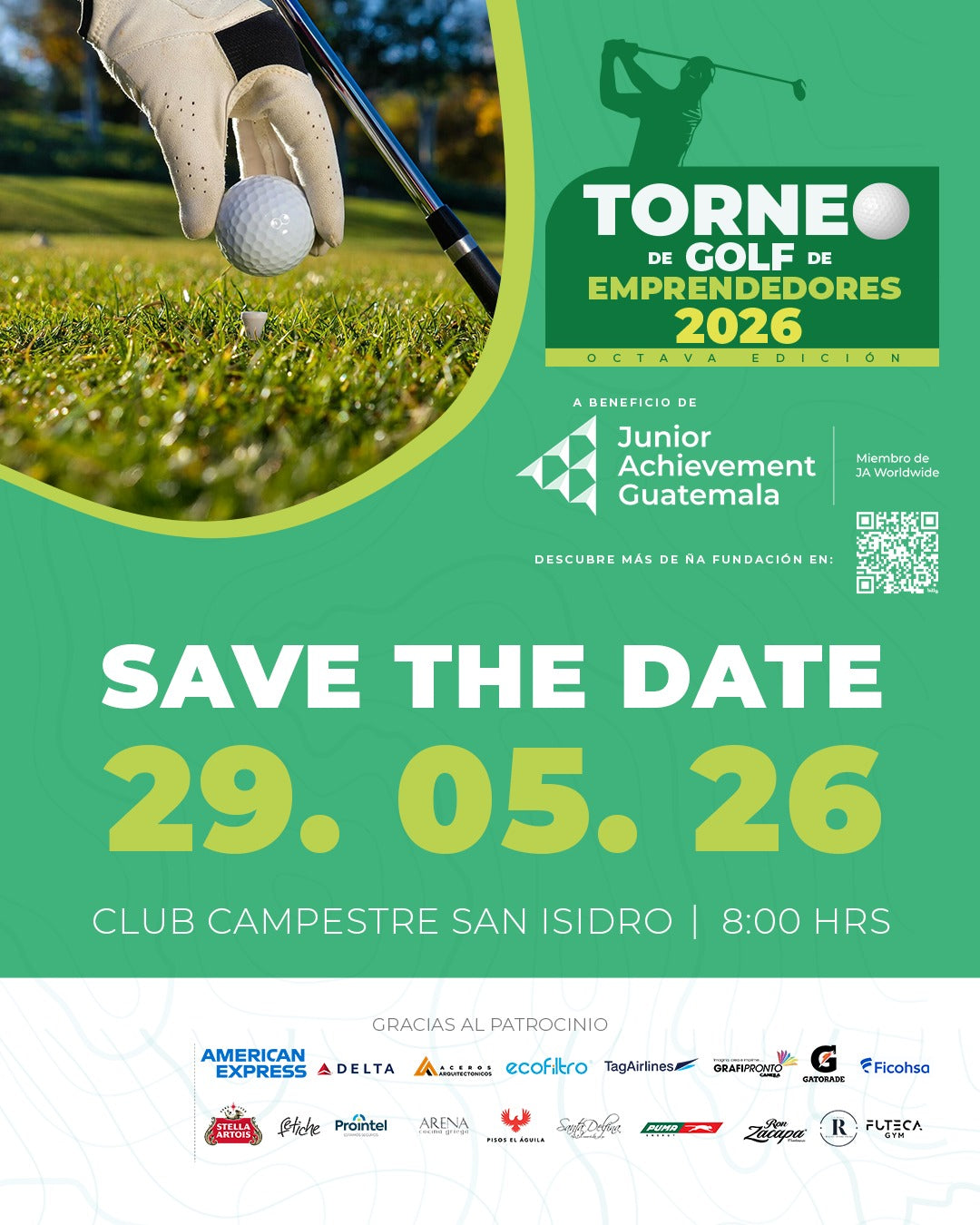 El swing que transforma vidas: regresa el Torneo de Golf de Emprendedores 2026