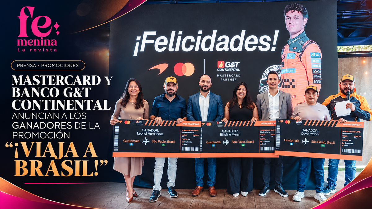 MASTERCARD Y BANCO G&T CONTINENTAL ANUNCIAN A LOS GANADORES DE LA PROMOCIÓN “¡VIAJA A BRASIL!”